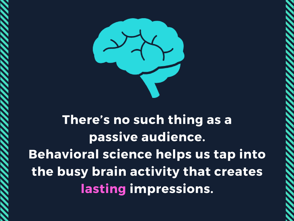 there's no such thing as a passive audience