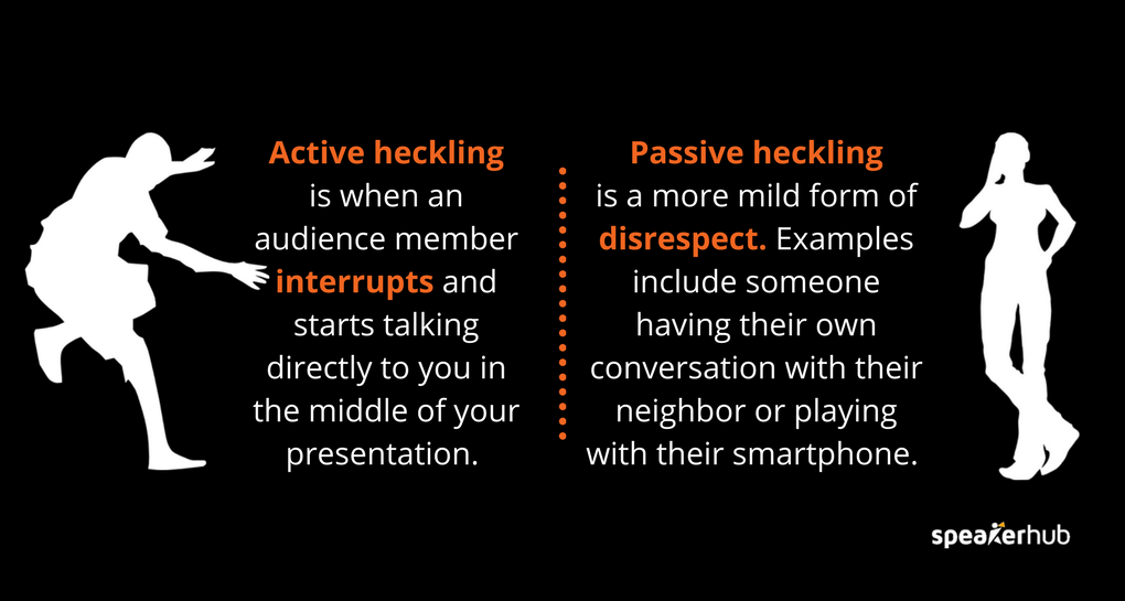 Two kinds of hecklers