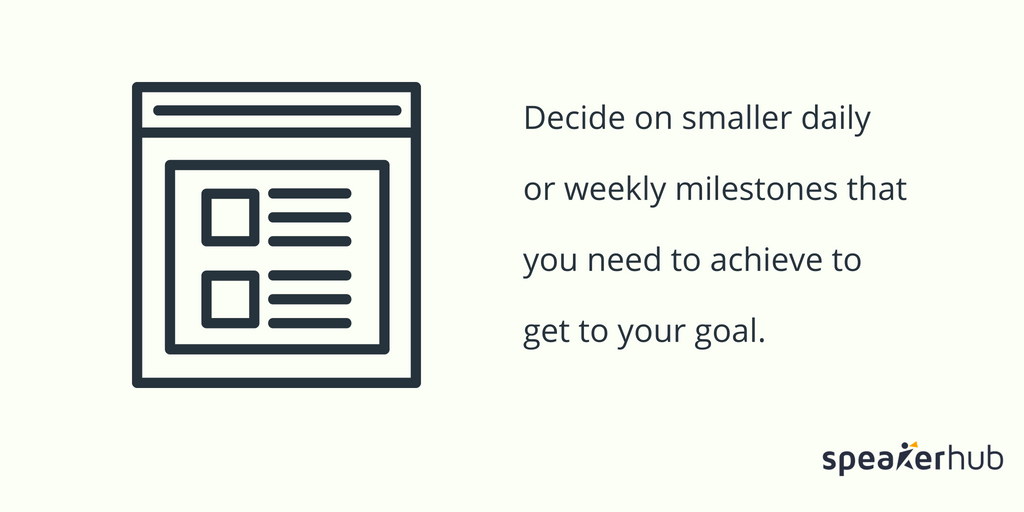 clearly define the tasks