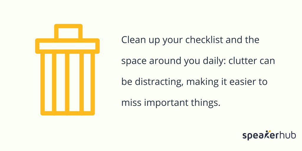 Simplify and declutter