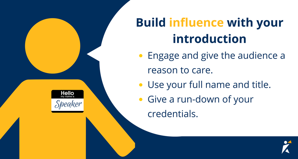 Build influence with your introduction