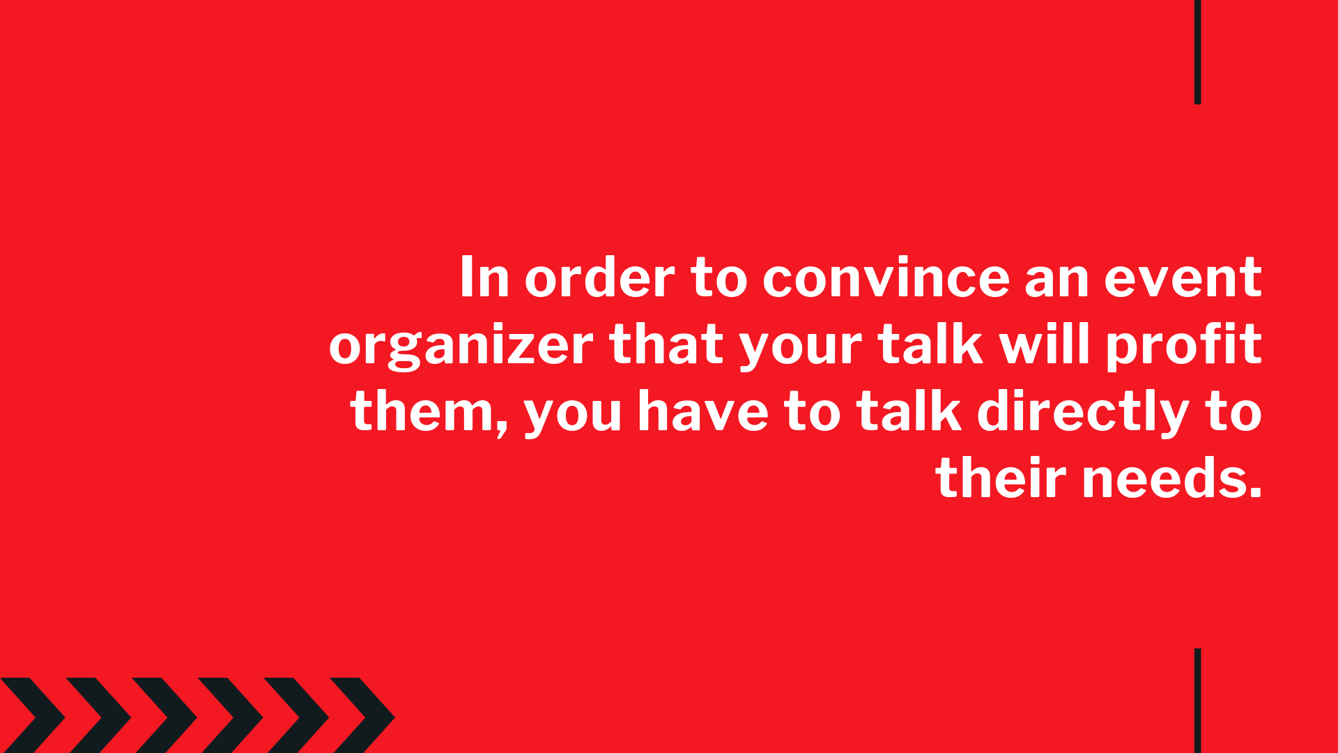 Convincing the organizers_SpeakerHub