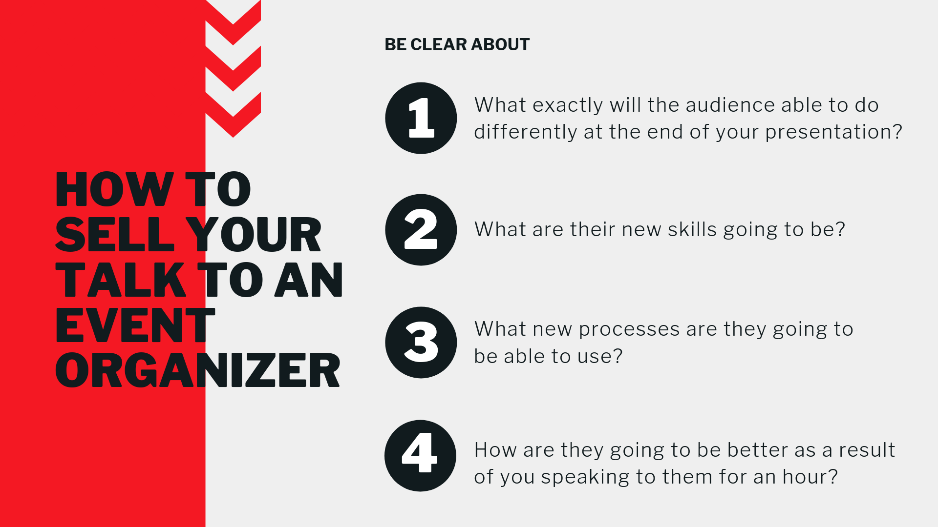 Framing it for the organizer_SpeakerHub