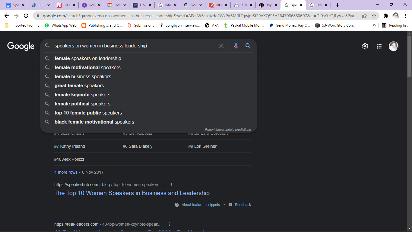 Google’s predictive search feature