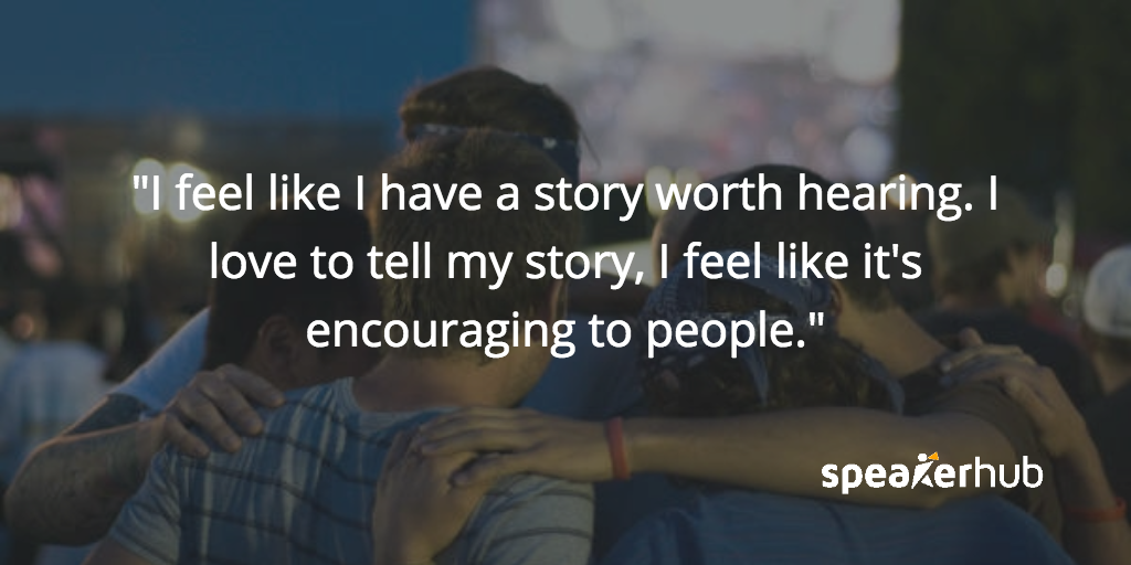 Eric Johnson Quote: I feel like I have a story worth hearing. I love to tell my story, I feel like it's encouraging to people.