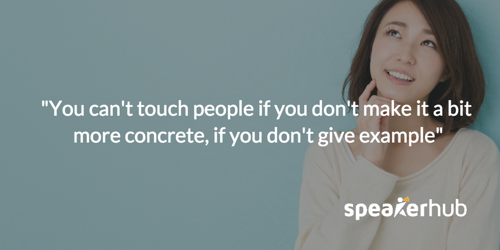 Yacine Kouhen: talks about why giving examples of situations is so important in communication