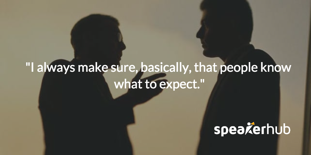 Yacine Kouhen: talks about how important it is to know your audience if you'd like to be effective.