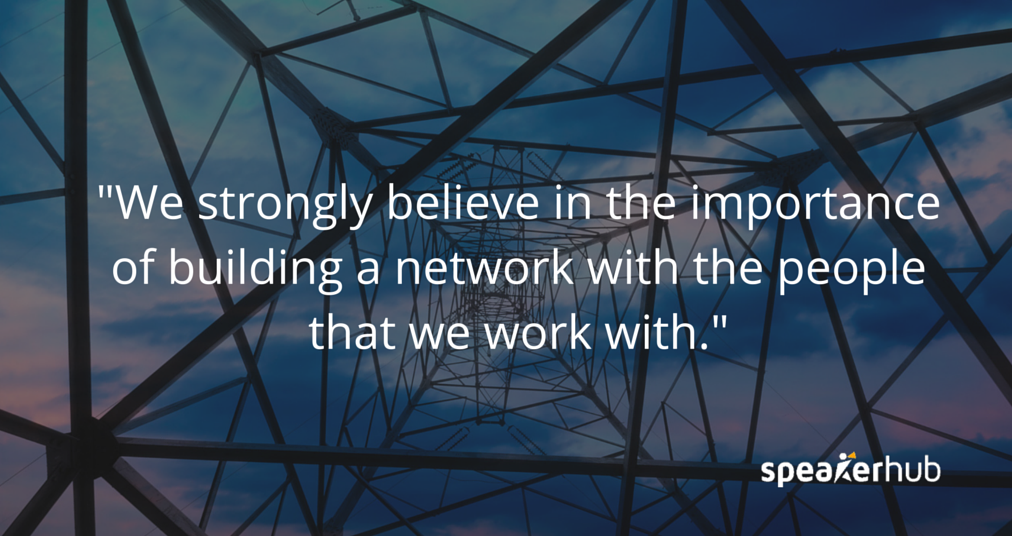 Philip Weiss: We strongly believe in the importance of building a network with the people that we work with. 