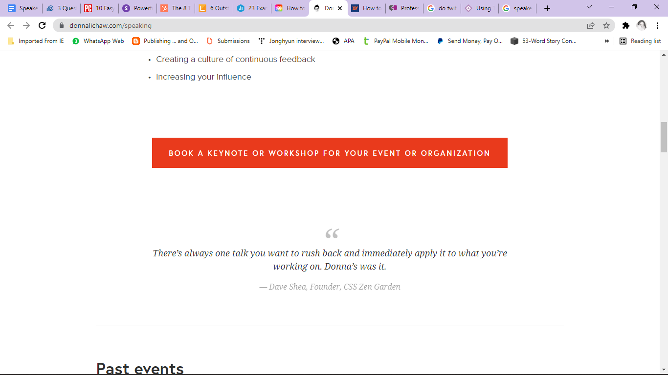 placement of the CTA