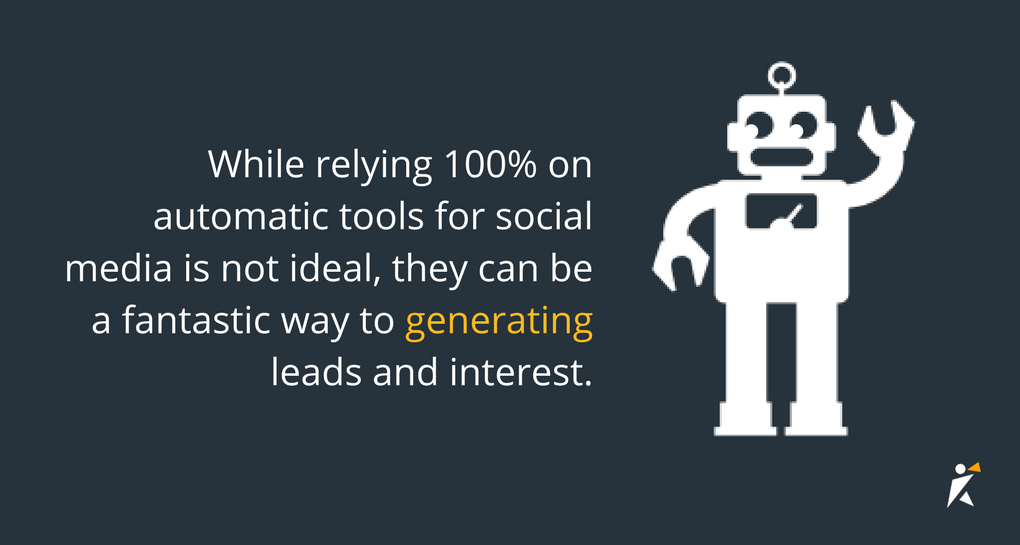 While relying 100% on automatic tools for social media is not ideal, they can be a fantastic way to make sure you are still generating leads and interest while you are on the road or focusing on other sides of your speaking business.