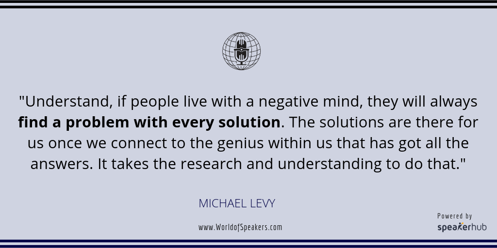 Ryan Foland with Michael Levy - Quote on investing with a genius - World of Speakers Podcast (Blue Gray) Powered by SpeakerHub