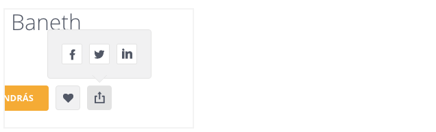 You (and anyone else) can now share your profile immediately on Facebook, Twitter or LinkedIn. 