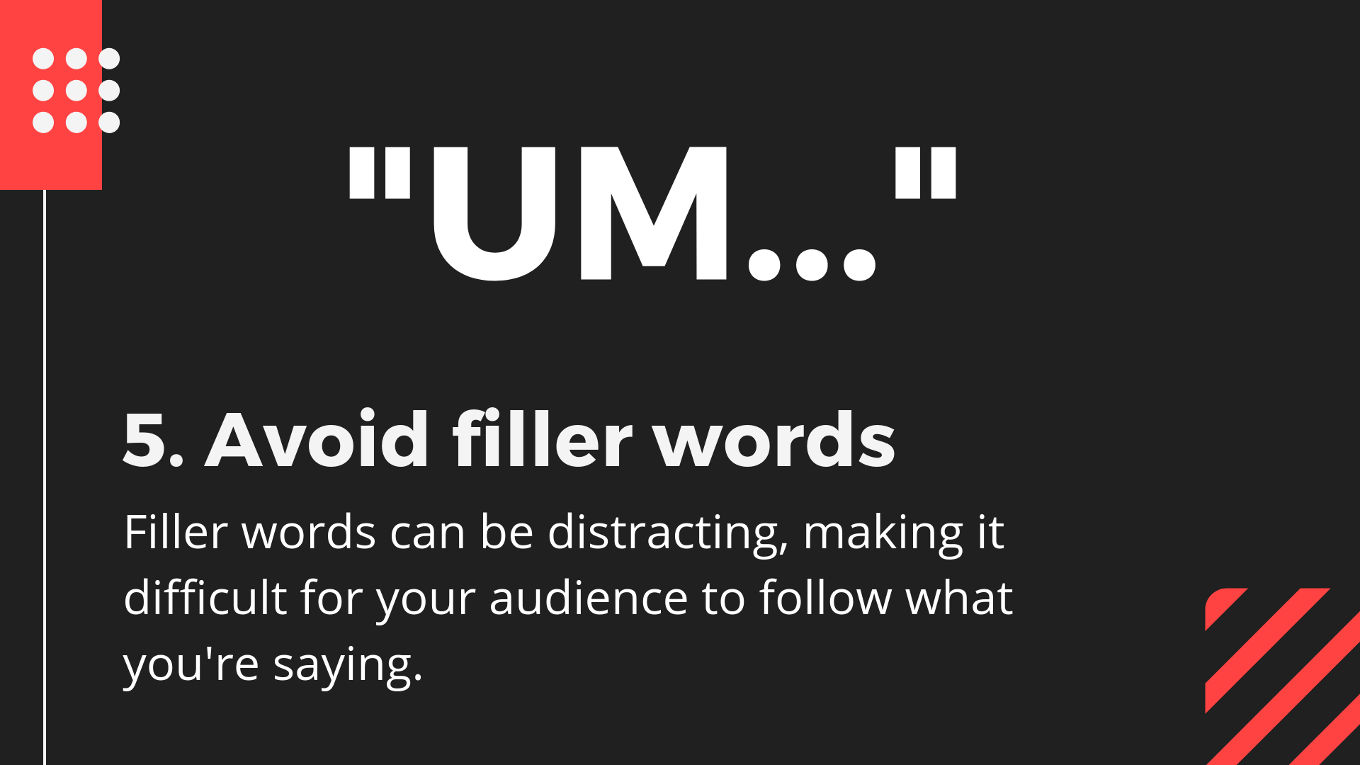 Speaking tip_Avoid filler words_SpeakerHub