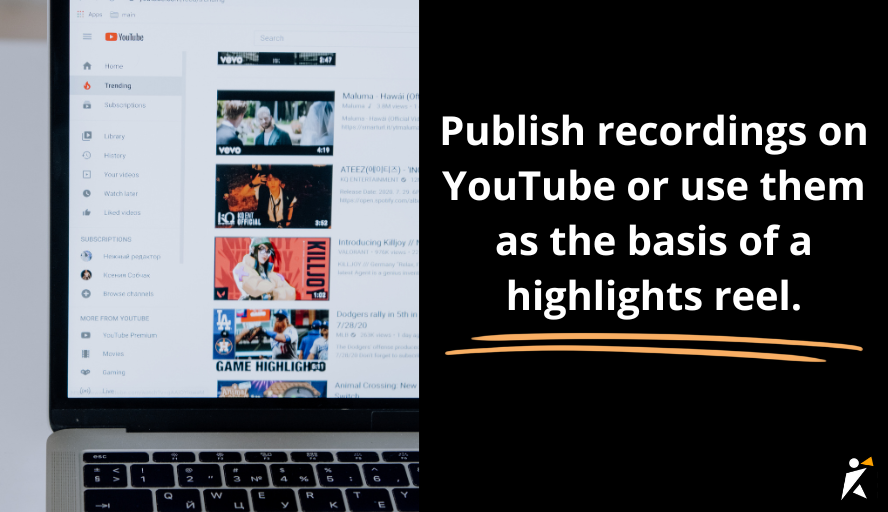 Start sharing recordings