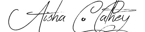 Aisha Cathey's cover banner