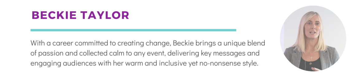 Beckie Taylor's cover banner