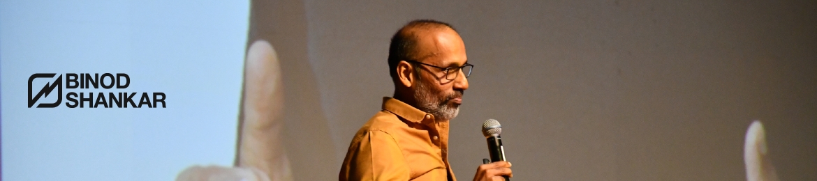 Binod Shankar's cover banner