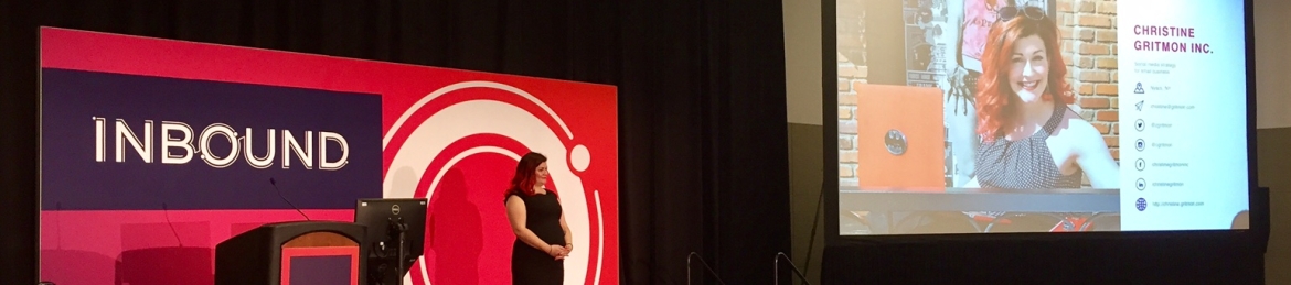 Christine Gritmon's cover banner