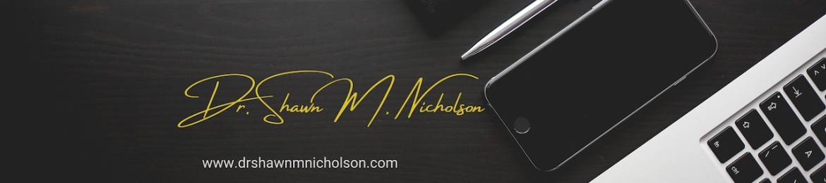 Dr. Shawn M. Nicholson's cover banner