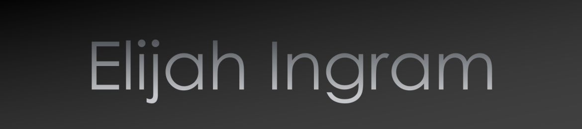 Elijah Ingram's cover banner