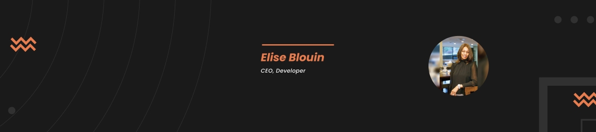 Elise Blouin's cover banner