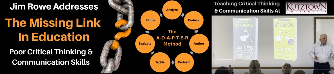 Jim Rowe's cover banner