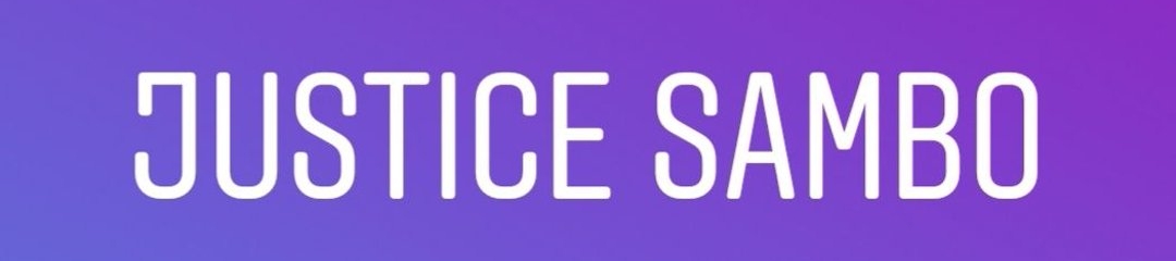 Justice Sambo's cover banner