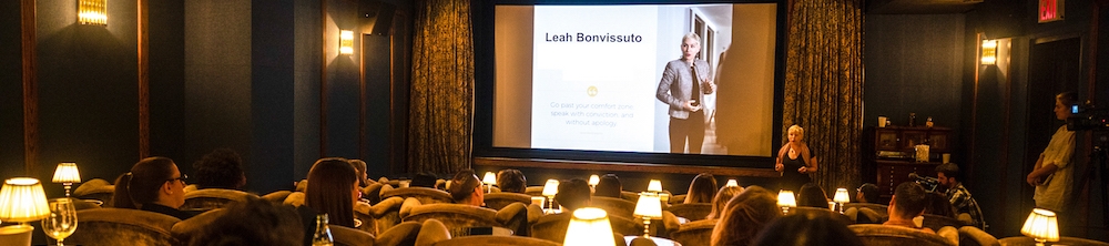 Leah Bonvissuto's cover banner