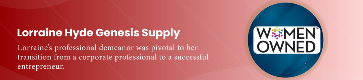 Lorraine Hyde Genesis Supply's cover banner
