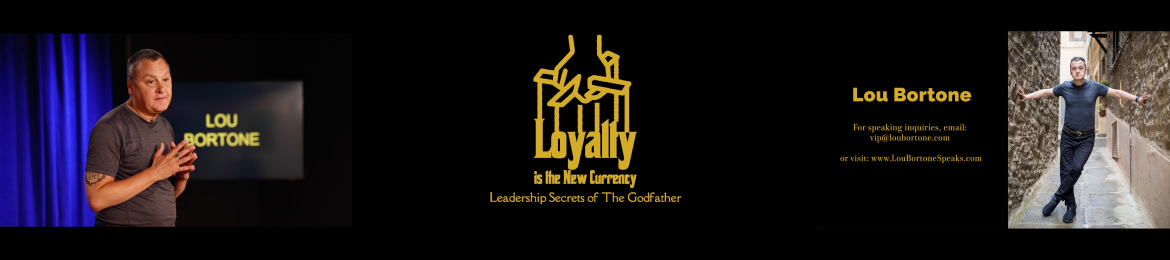 Lou Bortone's cover banner