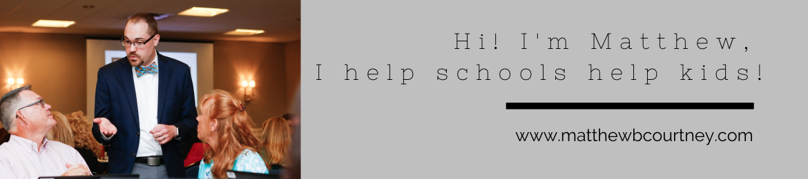 Matthew Courtney's cover banner