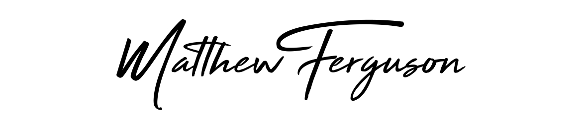Matthew Ferguson's cover banner