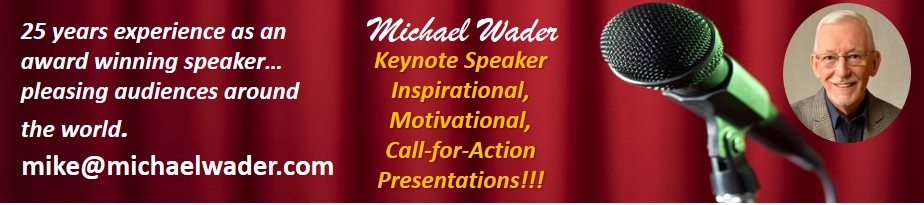 Michael Wader's cover banner