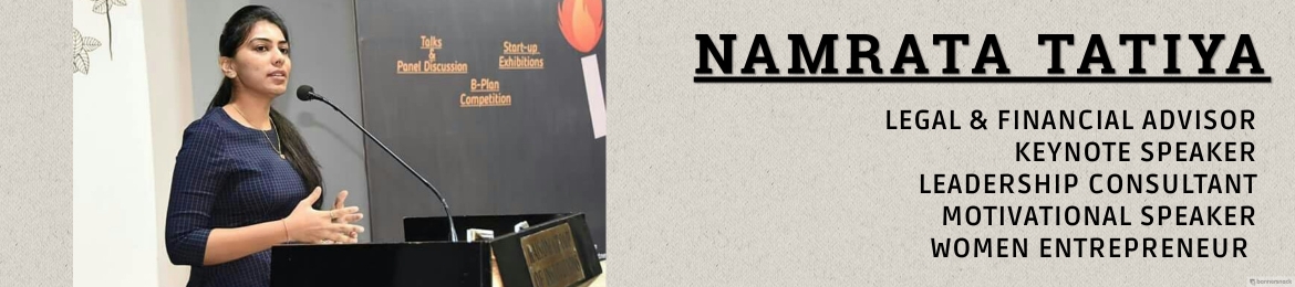 Namrata Tatiya's cover banner