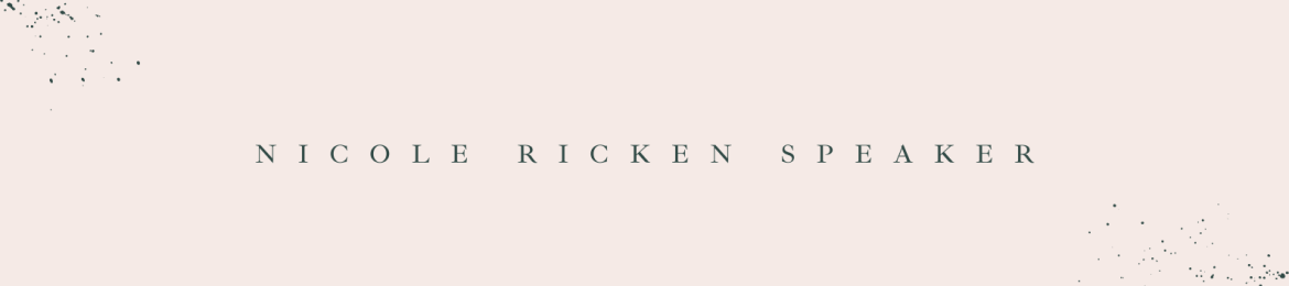 Nicole Ricken's cover banner