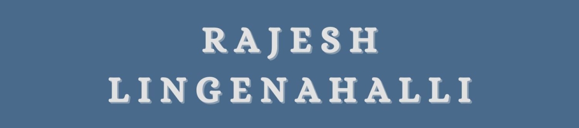 Rajesh Lingenahalli's cover banner