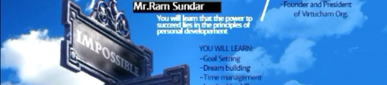 Ram Sundhar's cover banner