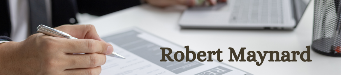 Robert Maynard's cover banner