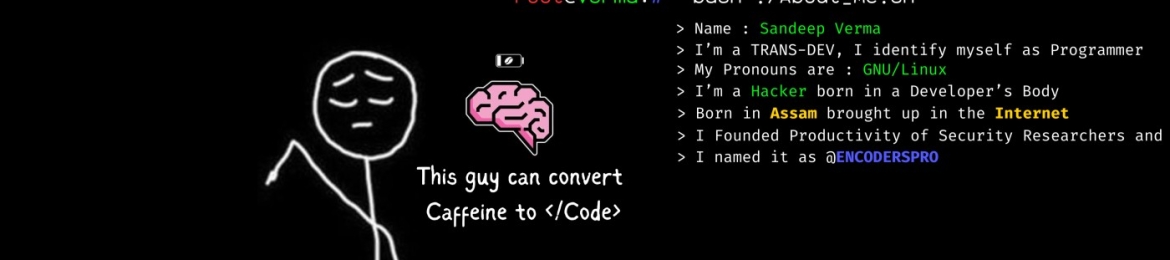 Sandeep Verma's cover banner