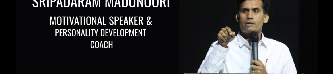 Sripadaram Madunoori's cover banner