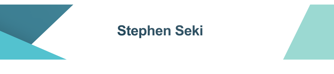 Stephen Seki's cover banner