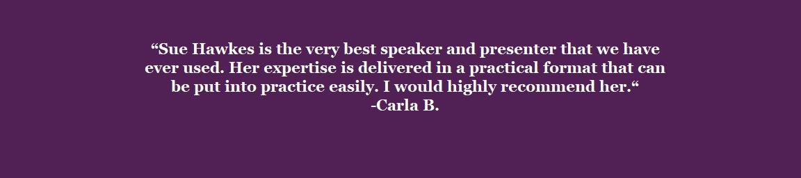 Sue Hawkes's cover banner