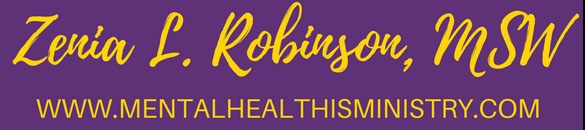 Zenia Robinson, MSW's cover banner