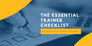 The Essential Trainer Checklist  What to do and pack before and after your training session
