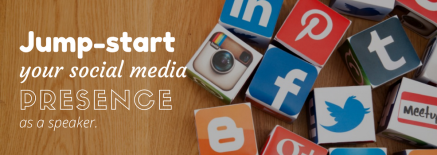 Blog Article by SpeakerHub: "Jump-start your social media presence as a speaker"