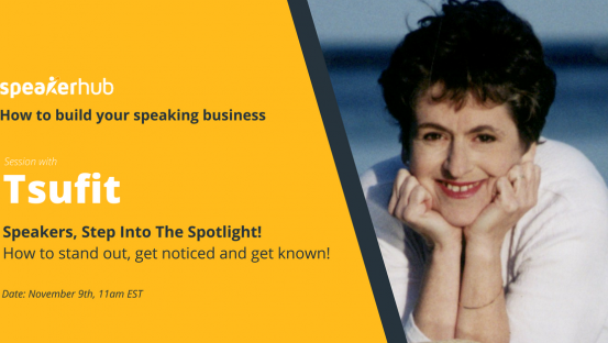 SpeakerHub MasterClass: "Step into the Spotlight!" with Tsufit