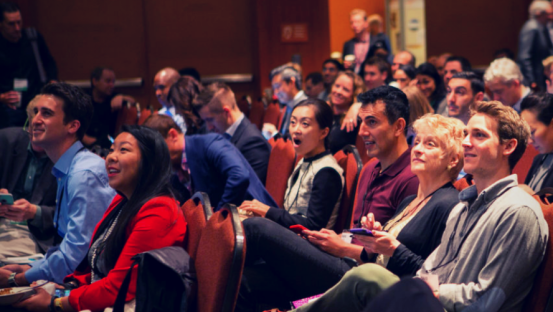 Present to a packed room