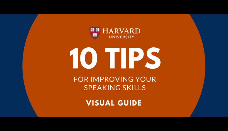 10 Tips to be a great speaker  [Visual Guide] 