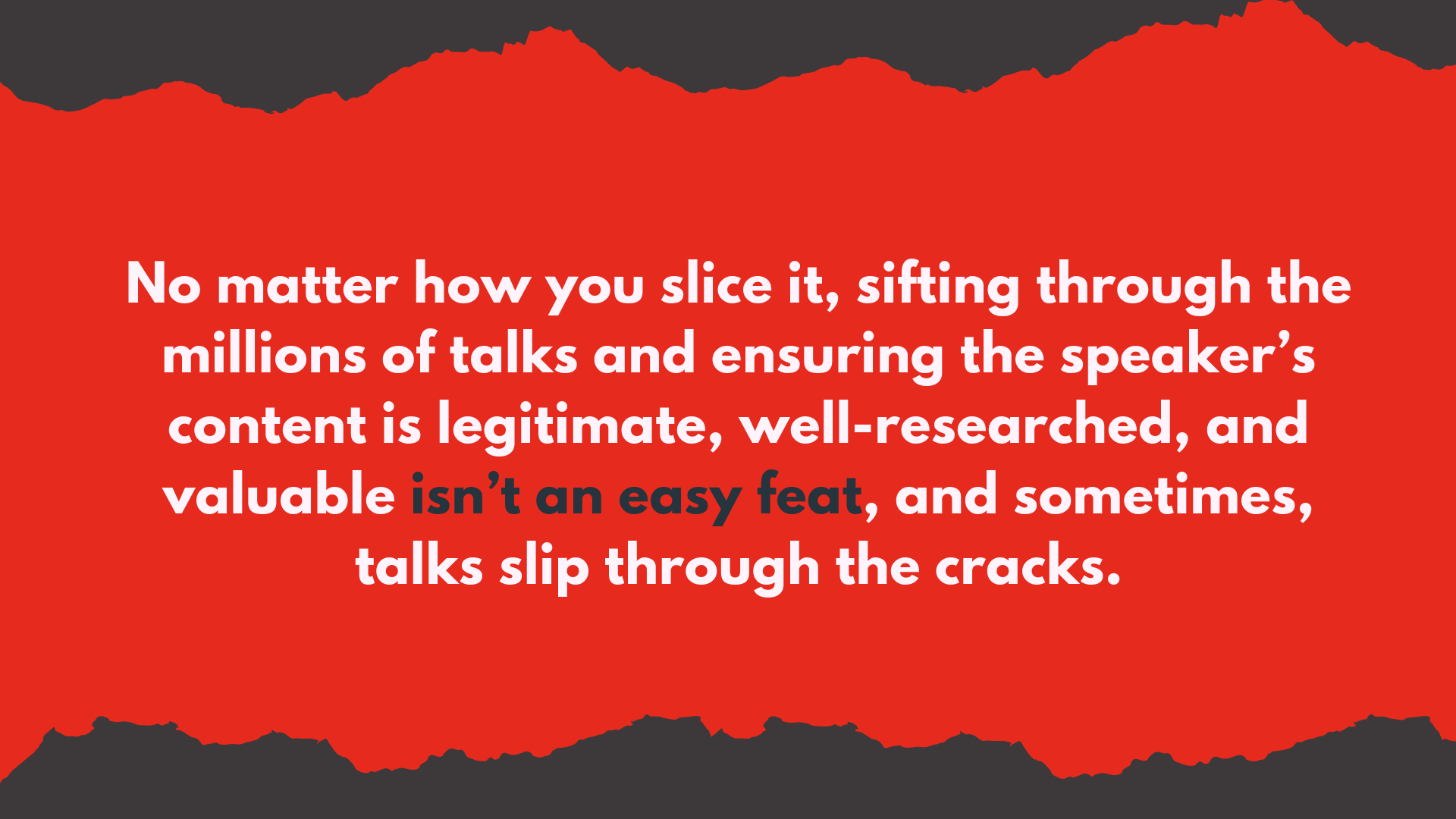 TED quality control_SpeakerHub