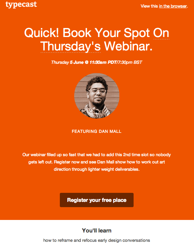 writing powerful email copy